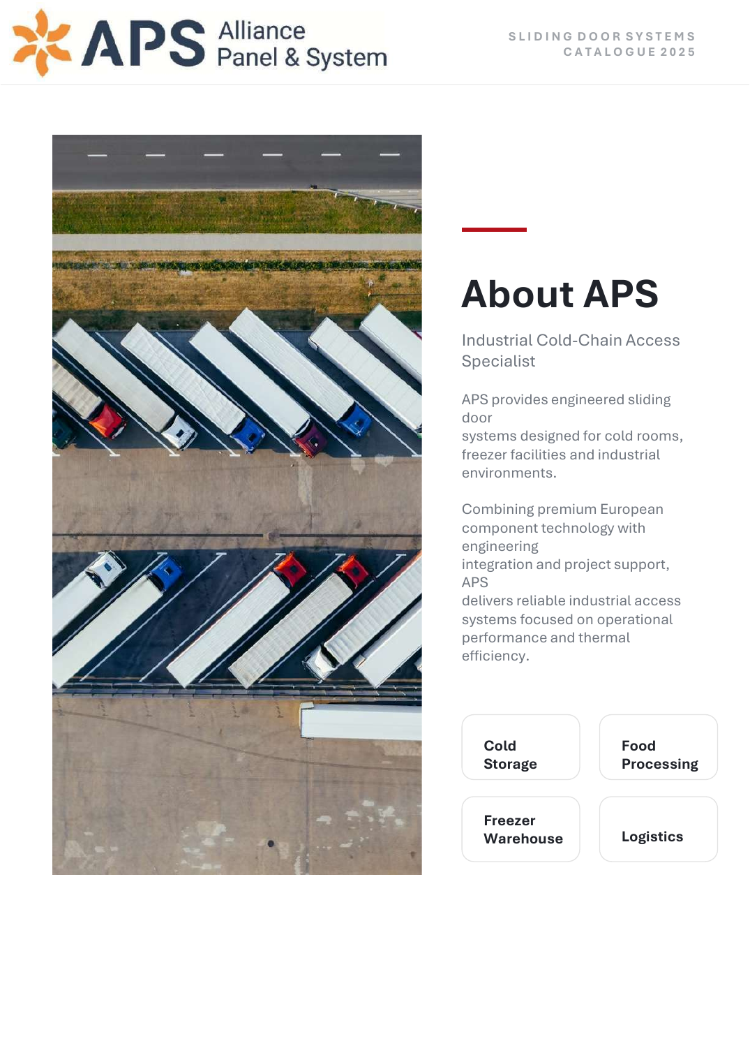 APS Sliding Door Systems catalogue page 2