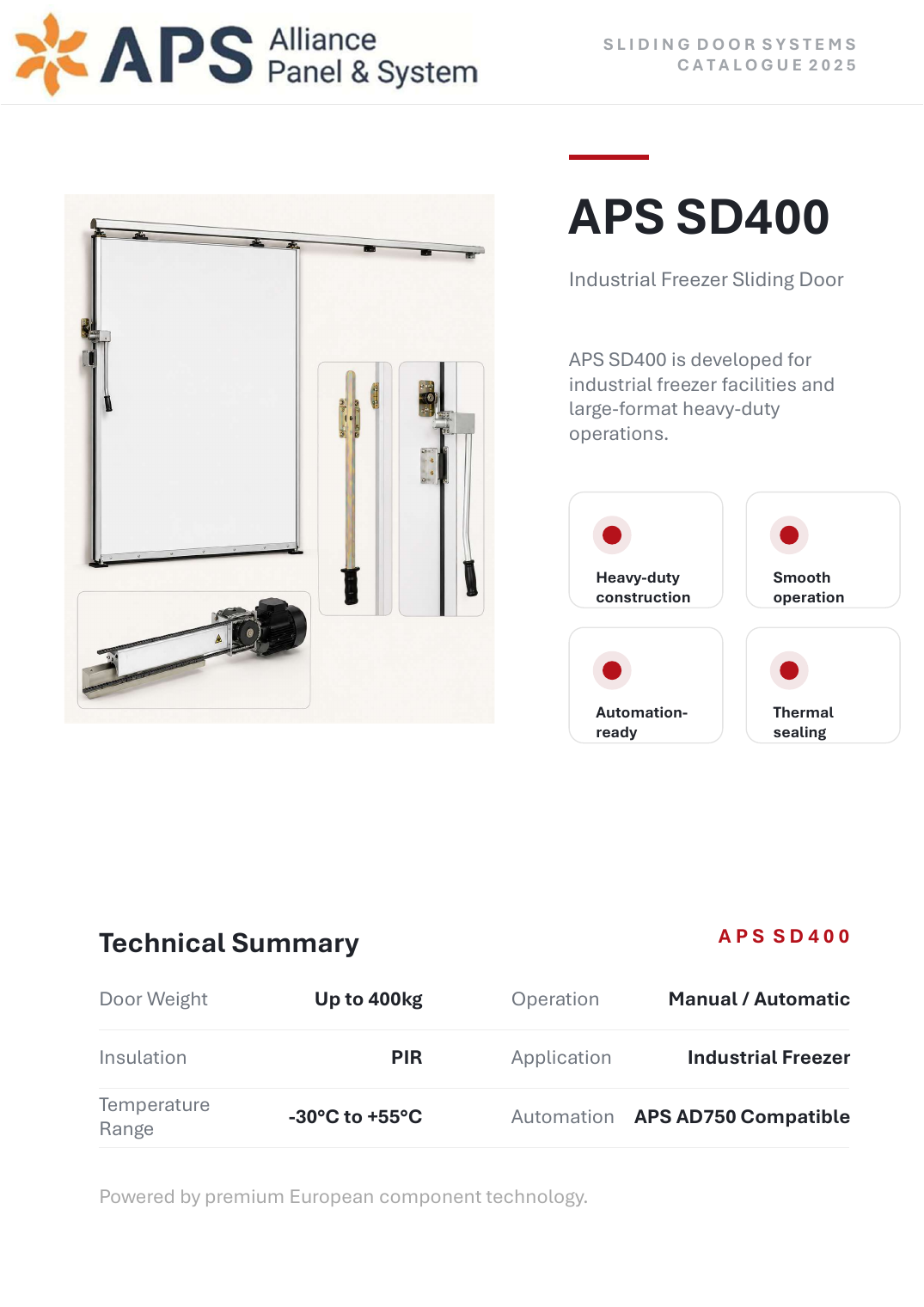 APS Sliding Door Systems catalogue page 7