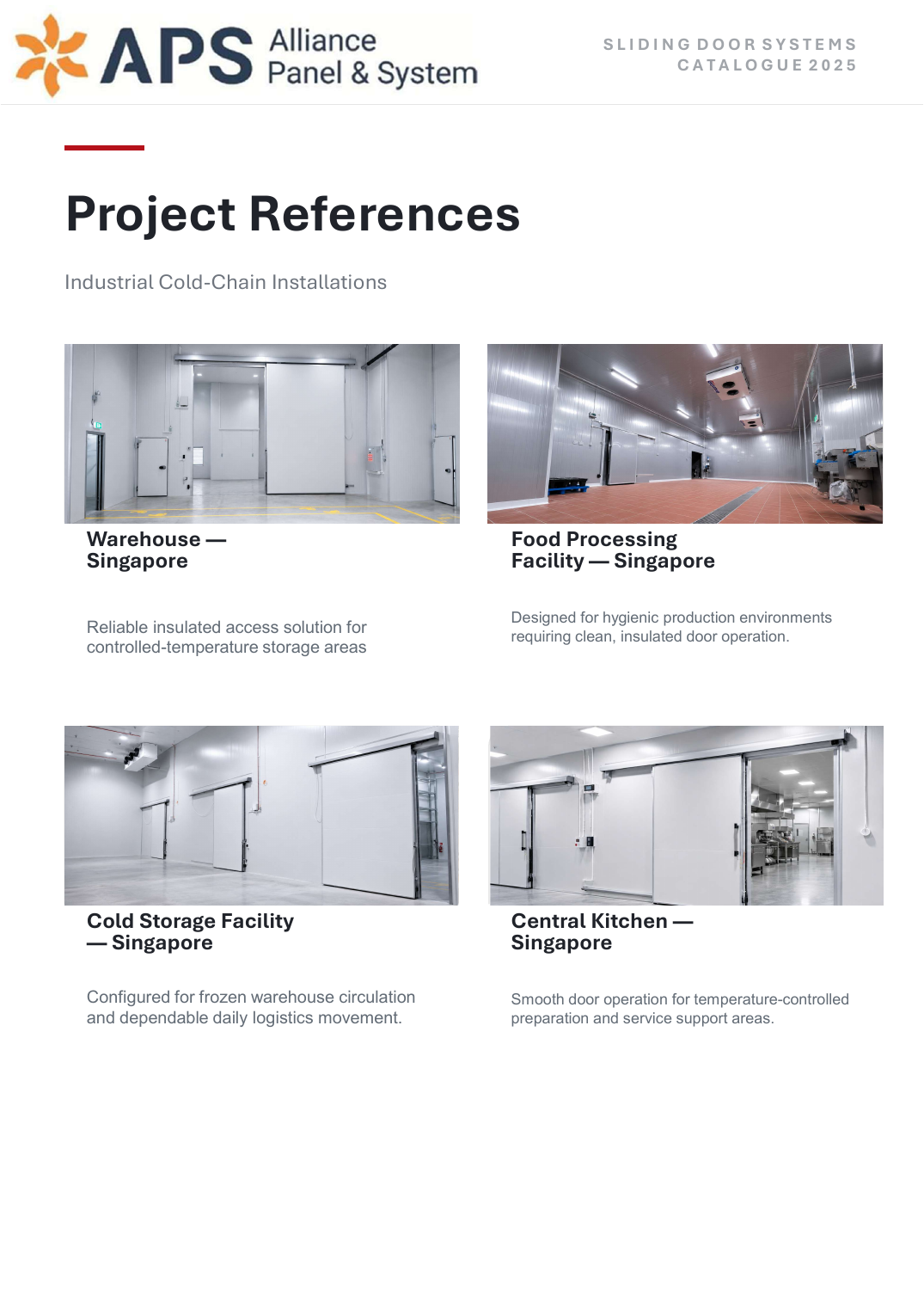 APS Sliding Door Systems catalogue page 11