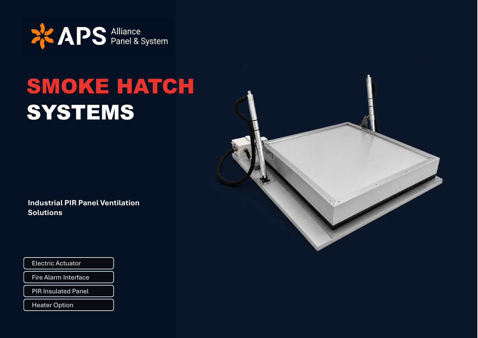 APS Smoke Hatch Systems catalogue page 1
