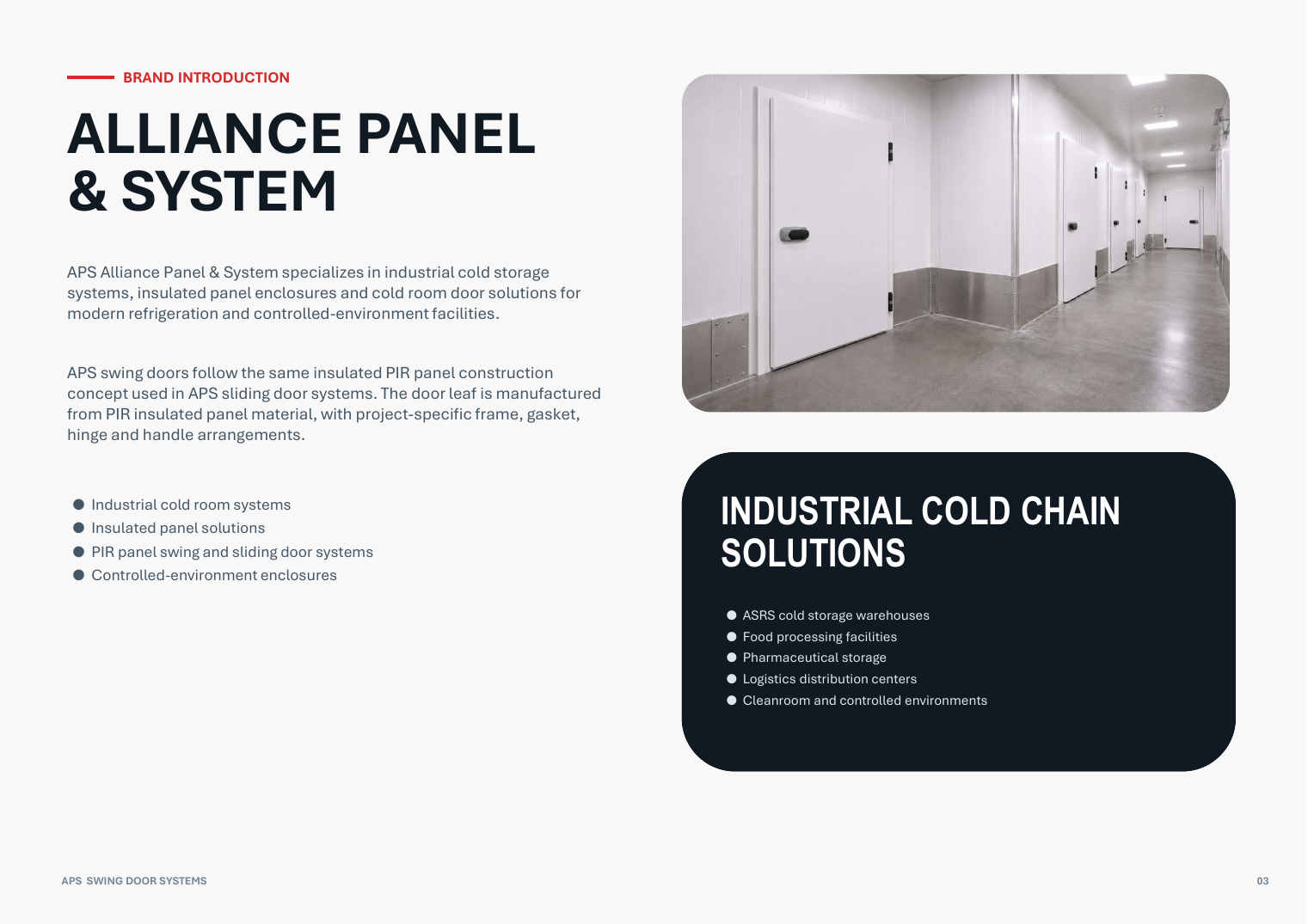 APS Swing Door Systems catalogue page 3