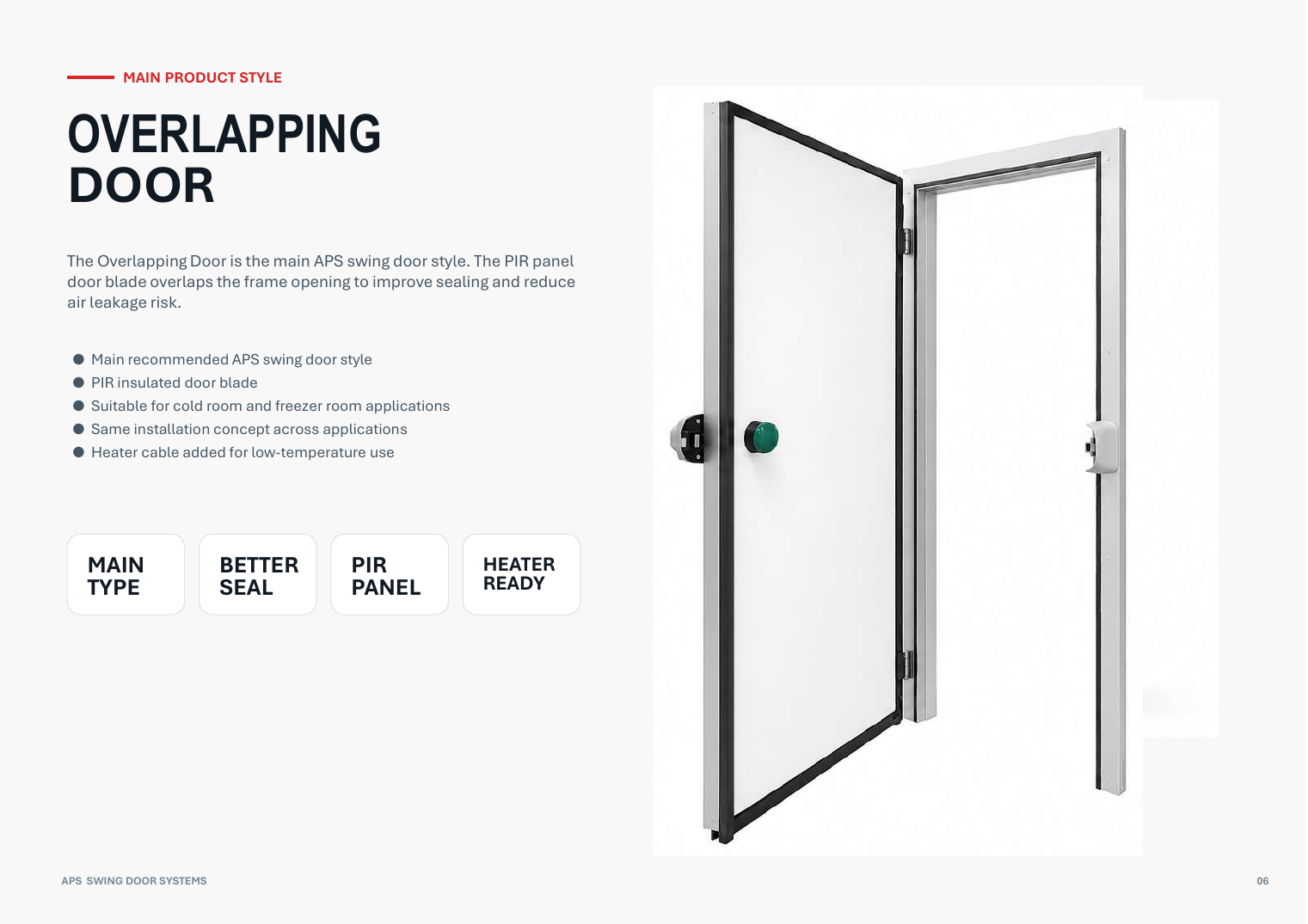 APS Swing Door Systems catalogue page 6